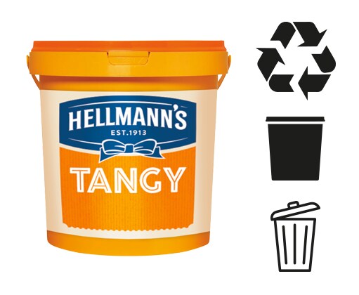 Lid and Bucket, Label Lid and Bucket, Label