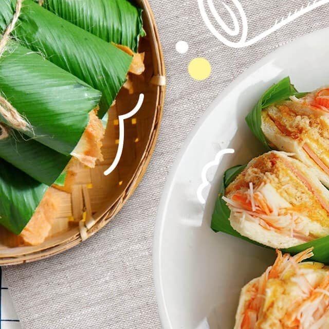 ซองขนมทำจากใบตอง ไอเดียรักษ์โลกร้านเบเกอรี่