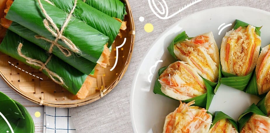 ซองขนมทำจากใบตอง ไอเดียรักษ์โลกร้านเบเกอรี่