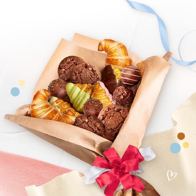 ไอเดียของขวัญวันวาเลนไทน์ ช่อดอกไม้กินได้