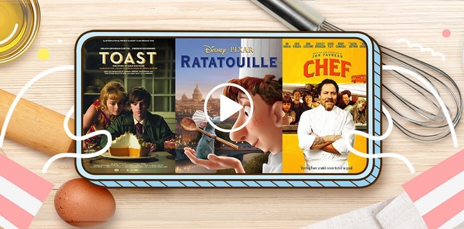 รวม 10 หนัง/ซีรี่ส์เกี่ยวกับการทำอาหาร ขนม เบเกอรี่