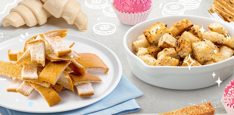 เศษขนมปังเหลือ ใช้ทำเมนูอะไรได้บ้าง